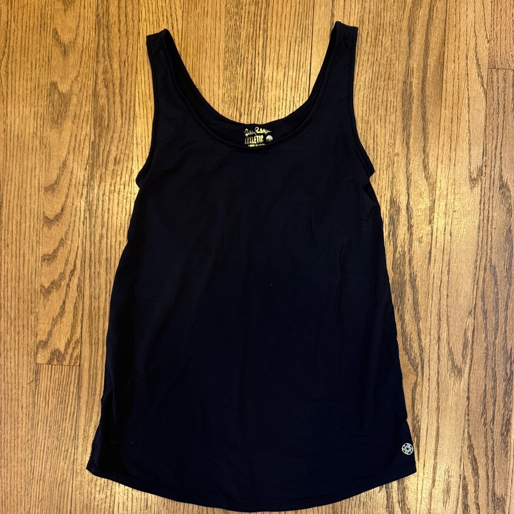 Lilly Pulitzer Black Luxletic Tank